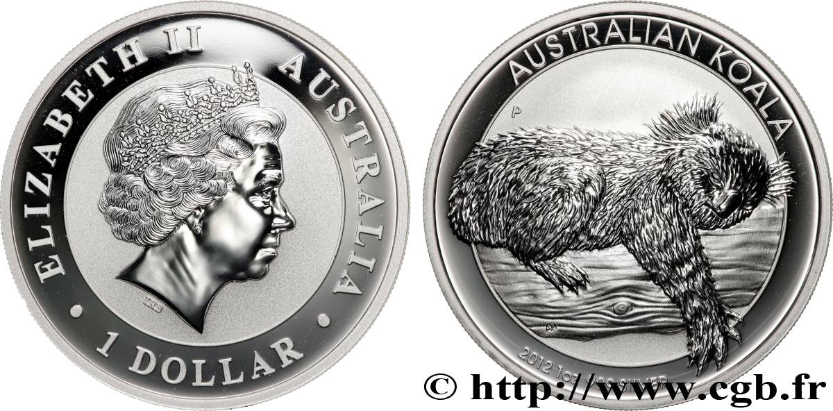 ARGENT D INVESTISSEMENT 1 Dollar Koala Proof 2012 Perth SPL 