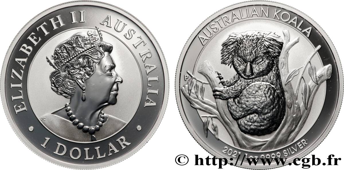 ARGENT D INVESTISSEMENT 1 Oz - 1 Dollar Koala 2021  SPL 