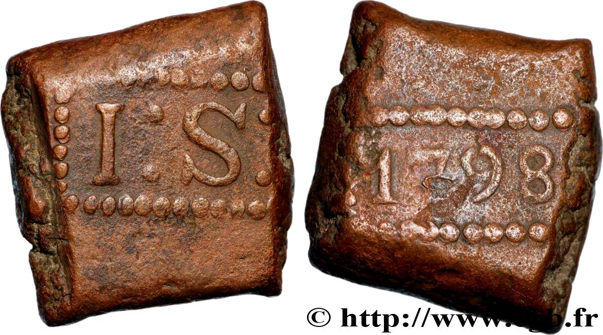 INDES NEERLANDAISES 1 Stuiver République Batave 1798  TB+ 