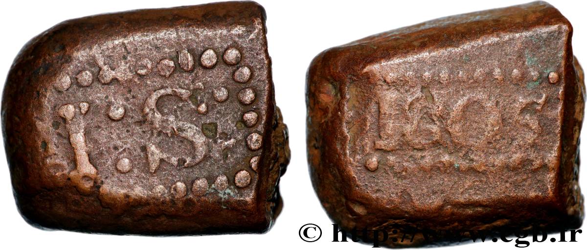 INDES NEERLANDAISES 1 Stuiver République Batave 1805  TB+ 