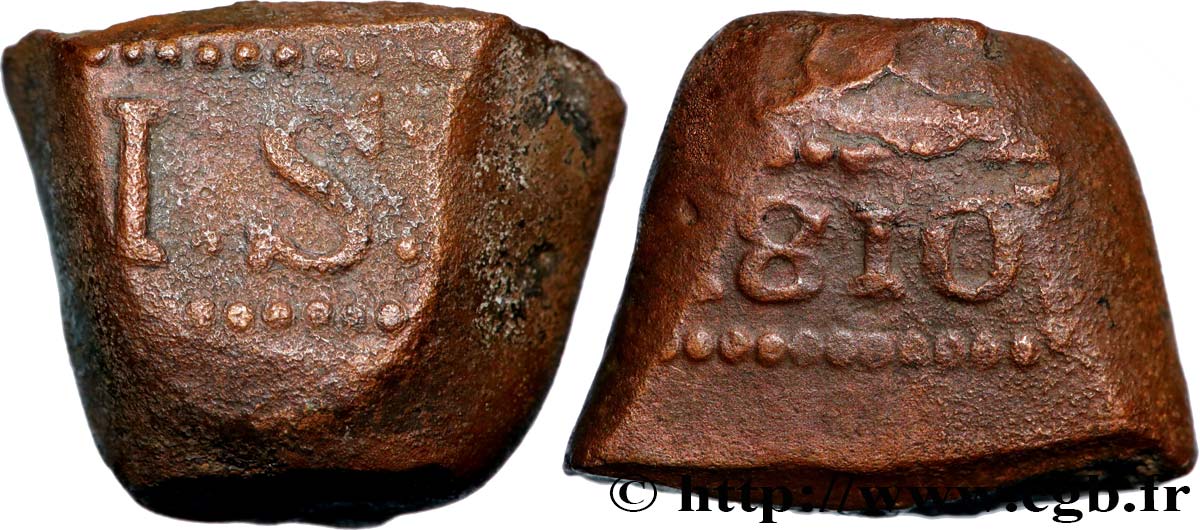 INDES NEERLANDAISES 1 Stuiver République Batave 1810  TTB 