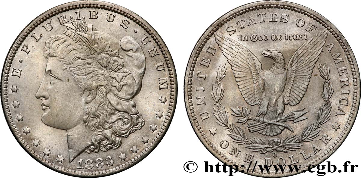 VEREINIGTE STAATEN VON AMERIKA 1 Dollar type Morgan 1883 Nouvelle-Orléans VZ 