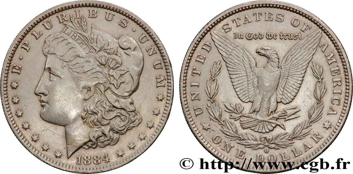 UNITED STATES OF AMERICA 1 Dollar Morgan 1884 Nouvelle-Orléans AU 