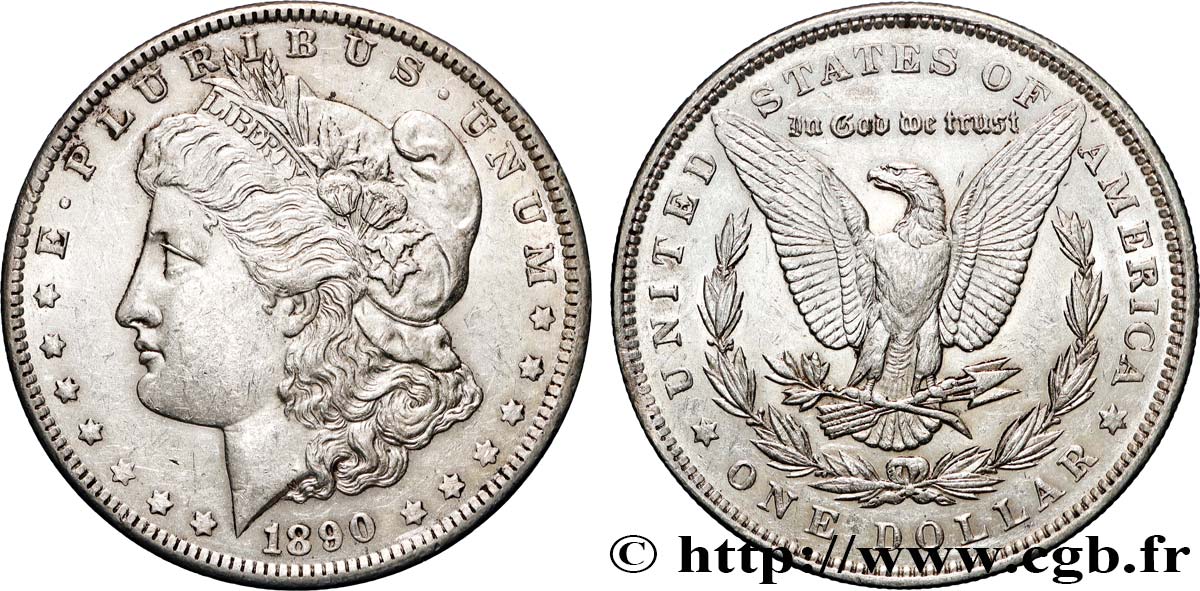 STATI UNITI D&nbsp;AMERICA 1 Dollar Morgan 1890 Philadelphie q.SPL 