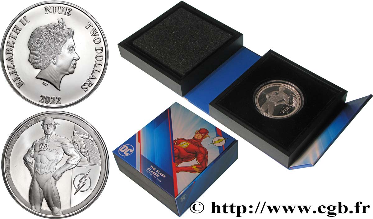 NIUÉ 2 Dollars Proof Flash 2022  FDC 