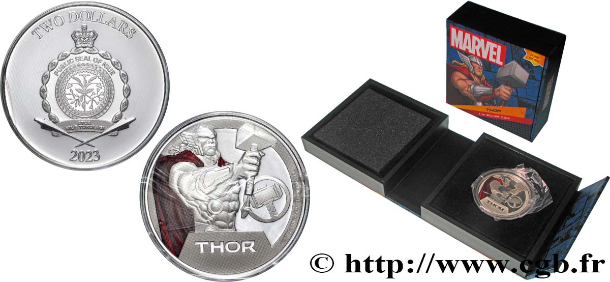 NIUÉ 2 Dollars Proof Thor 2023  FDC 