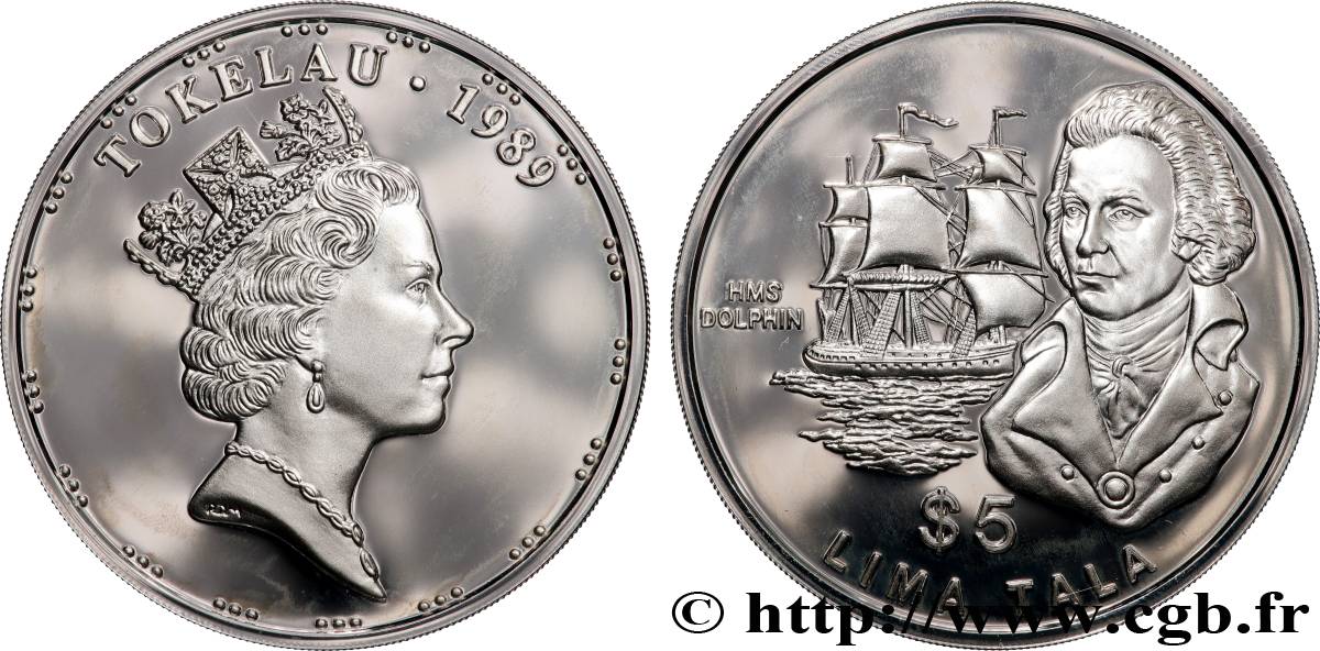 TOKELAU 5 Tala HMS Dolphin 1989  SPL 