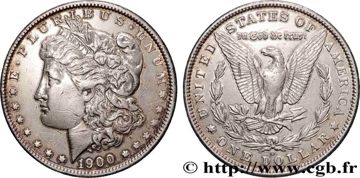 ESTADOS UNIDOS DE AMÉRICA 1 Dollar Morgan 1900 Nouvelle-Orléans MBC 