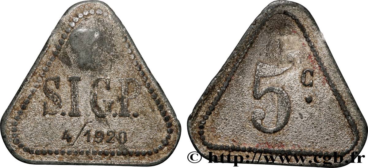 MAURITANIA 10 Centimes S.I.G.P. 1920  XF 