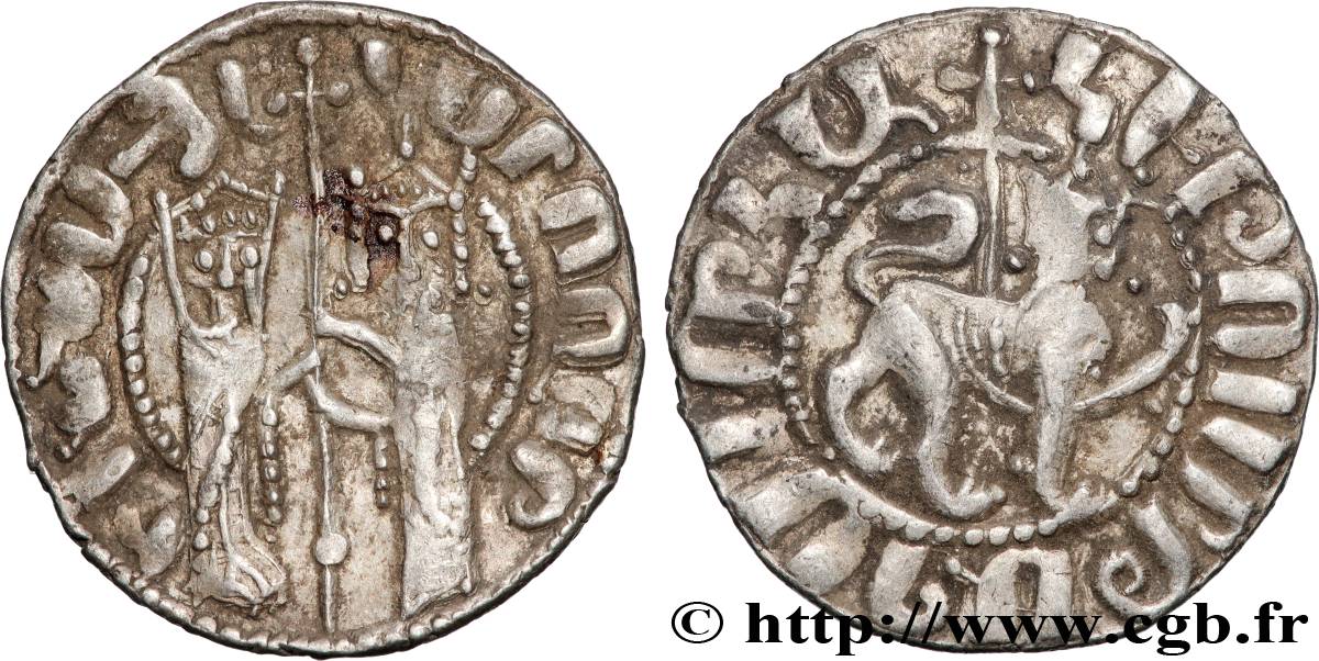 CILICIE - ROYAUME D ARMÉNIE - HÉTHOUM et ISABELLE Tram c. 1250 Atelier indéterminé TTB 