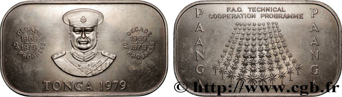 TONGA 1 Pa’anga roi Taufa’ahau Tupou IV - FAO 1979 Canberra SPL 