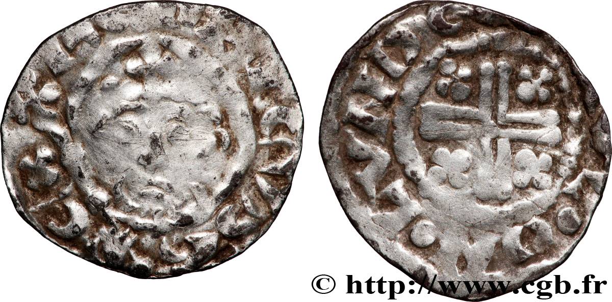 ANGLETERRE - ROYAUME D ANGLETERRE - HENRY III PLANTAGENÊT Penny dit “short cross” n.d. Londres VF 