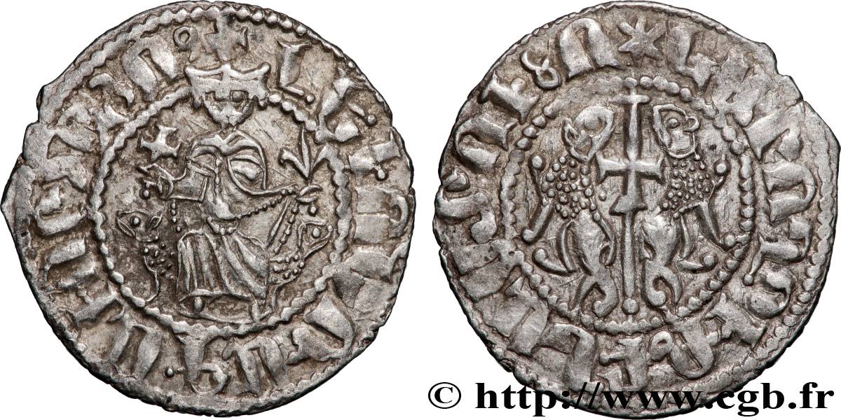 CILICIE - ROYAUME D&nbsp;ARMÉNIE - LÉON Ier roi d&nbsp;Arménie Tram d’argent n.d. Sis q.SPL 