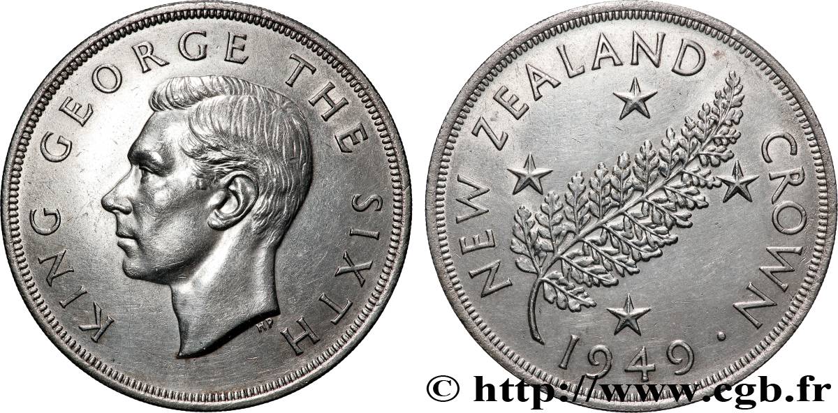 NEW ZEALAND 1 Crown Georges VI 1949  AU 