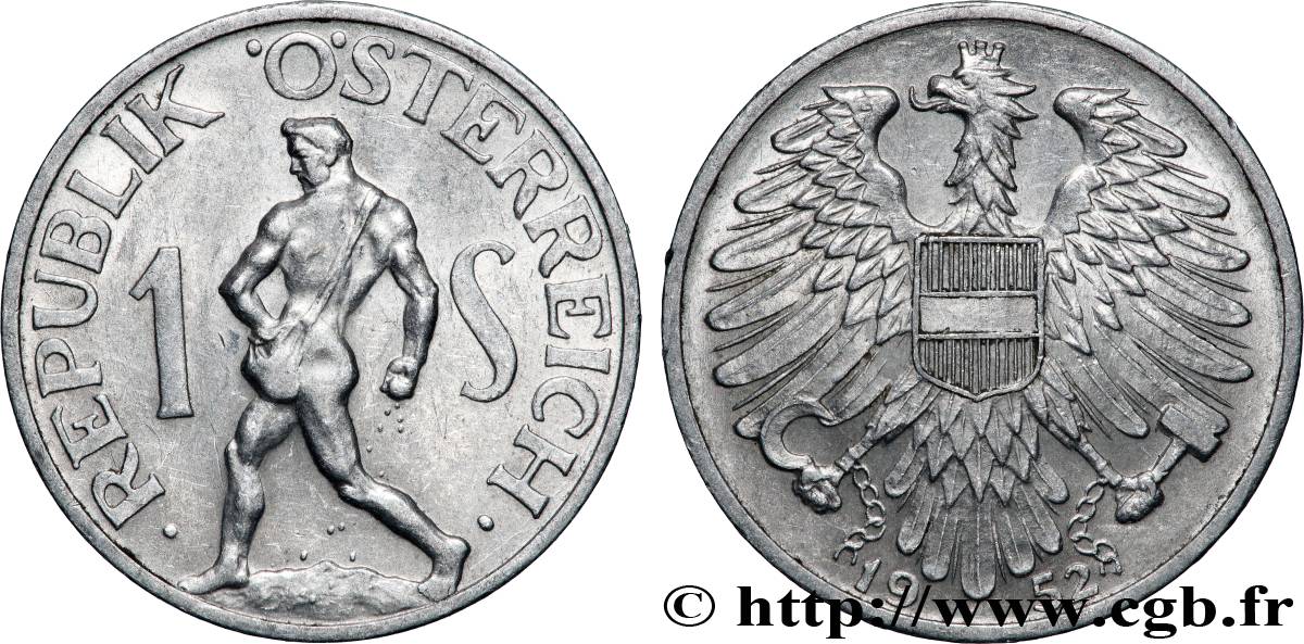 AUSTRIA 1 Schilling 1946 Vienne EBC 