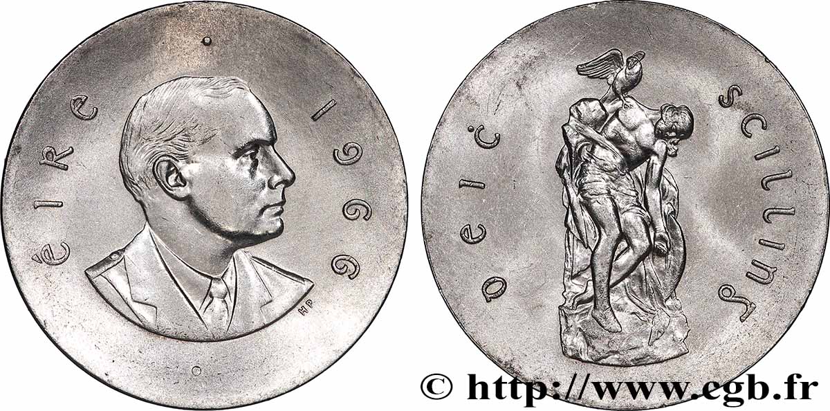 IRLANDE 10 Shilling 50e anniversaire du soulèvement de Pâques 1916 1966  SPL 