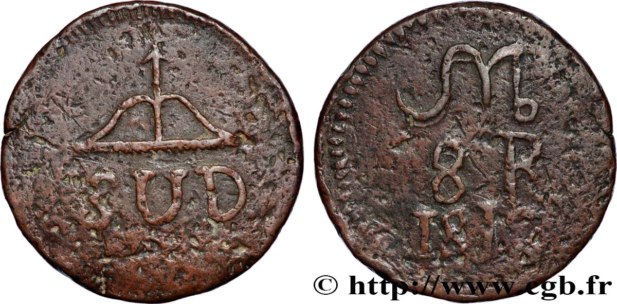 MEXIQUE 8 Reales Province de Oaxaca, monnayage insurgé 1813  TB+ 