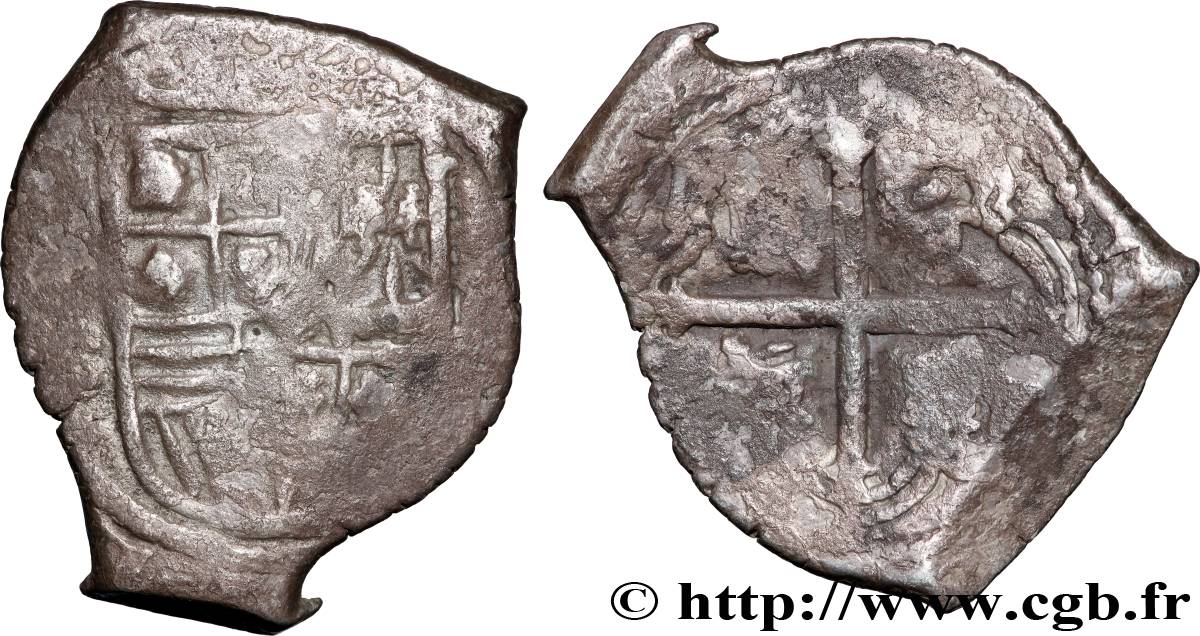 ESPAGNE - ROYAUME D&nbsp;ESPAGNE - PHILIPPE II DE HABSBOURG 4 Reales n.d. Atelier Indéterminé TB 