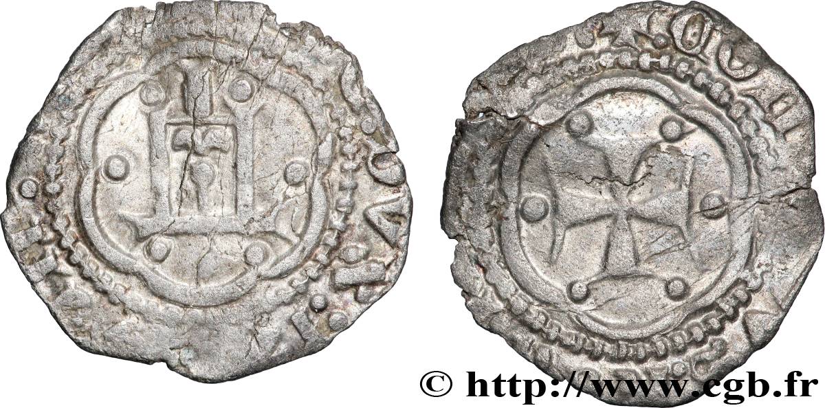 ITALIE - LIGURIE - RÉPUBLIQUE DE GÊNES Denier n.d. Gênes TTB 