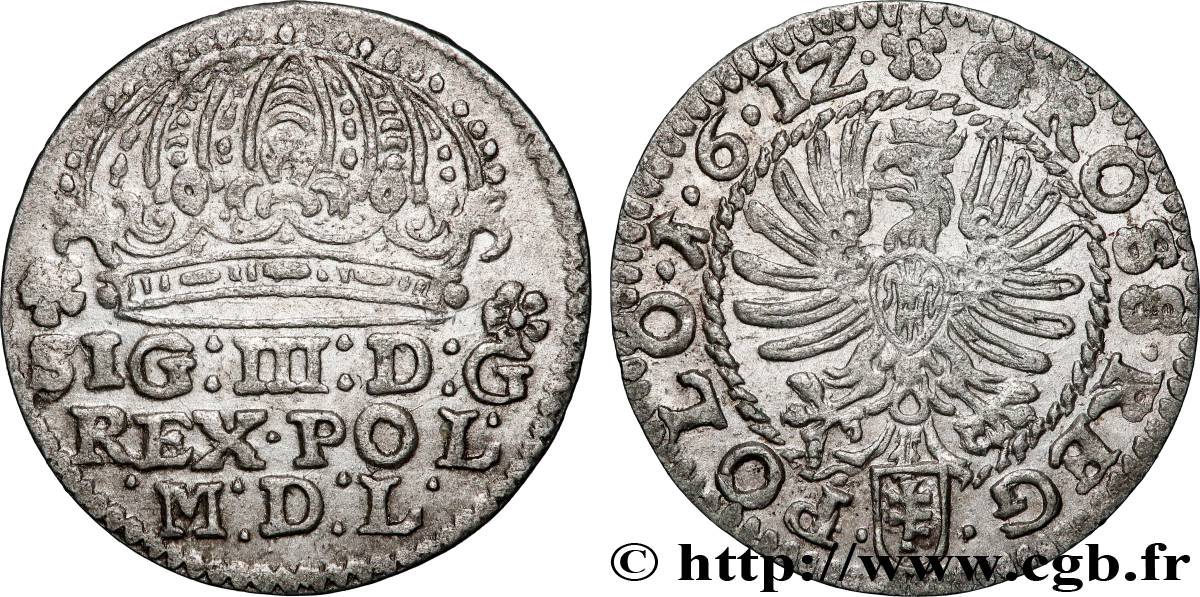 POLOGNE - ROYAUME DE POLOGNE - SIGISMOND III VASA 1 Grossus 1612 Cracovie TTB+ 