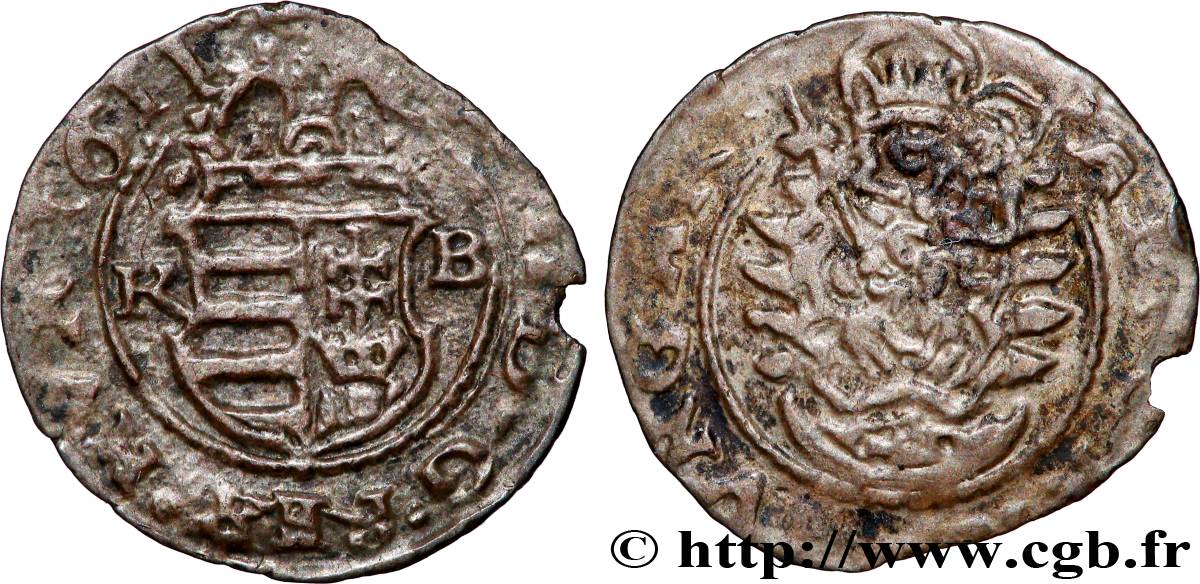 HONGRIE - ROYAUME DE HONGRIE - MATTHIAS II Denier 1611 Kremnitz TB+ 