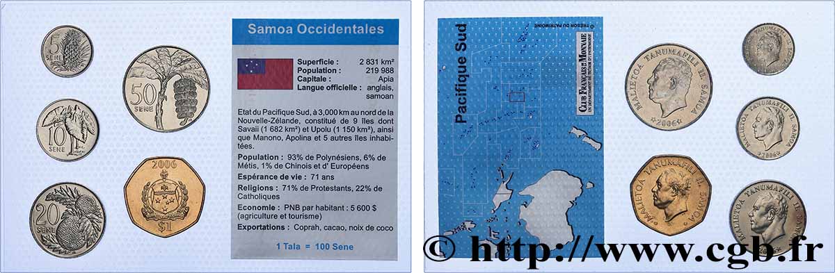 SAMOAINSELN Lot 5 monnaies 2006  fST 