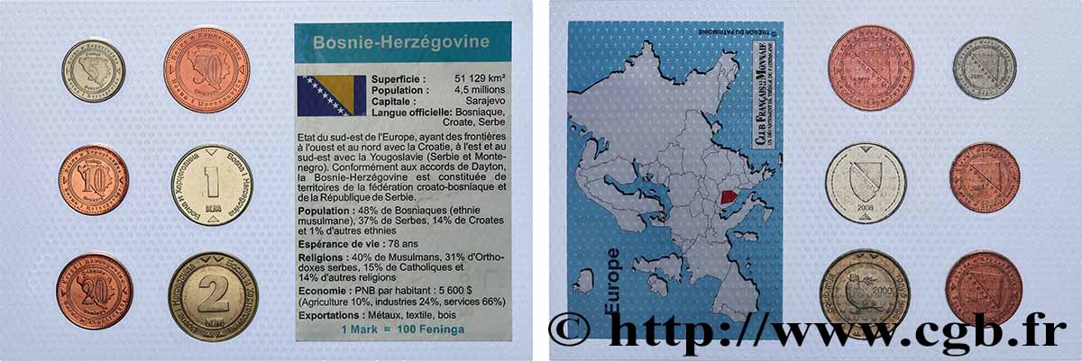 BOSNIE HERZÉGOVINE Lot 6 monnaies 2000-2008  SPL 