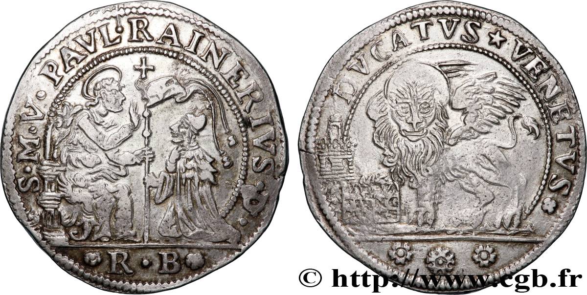 ITALIE - VENISE - PAUL RENIER (119e doge) Ducato n.d. Venise TTB+ 