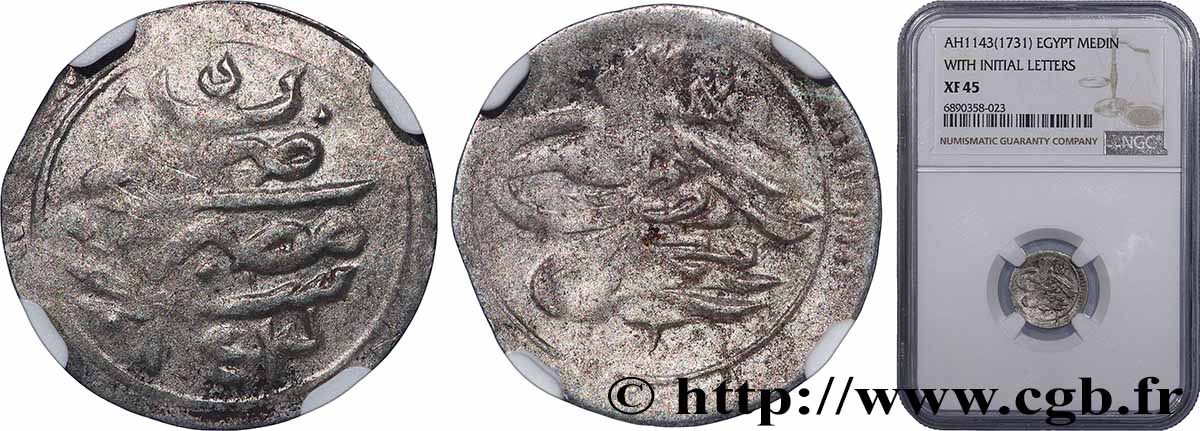 ÄGYPTEN Medin AH 1143 1731  SS45 NGC