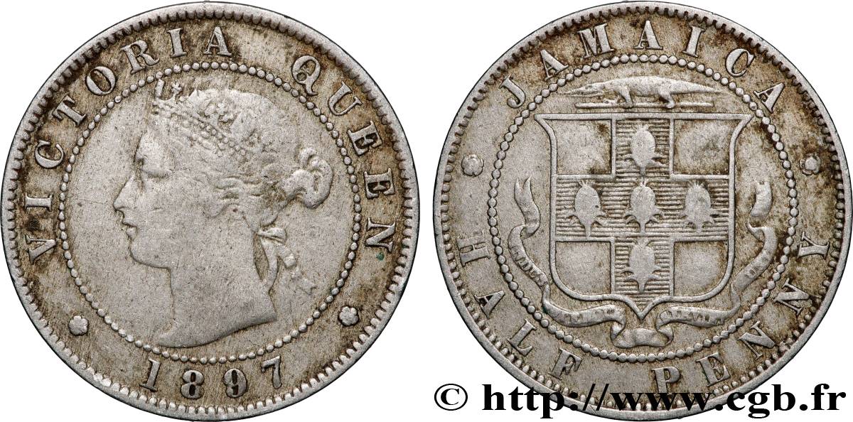 JAMAIKA 1/2 Penny Victoria 1894  fSS 