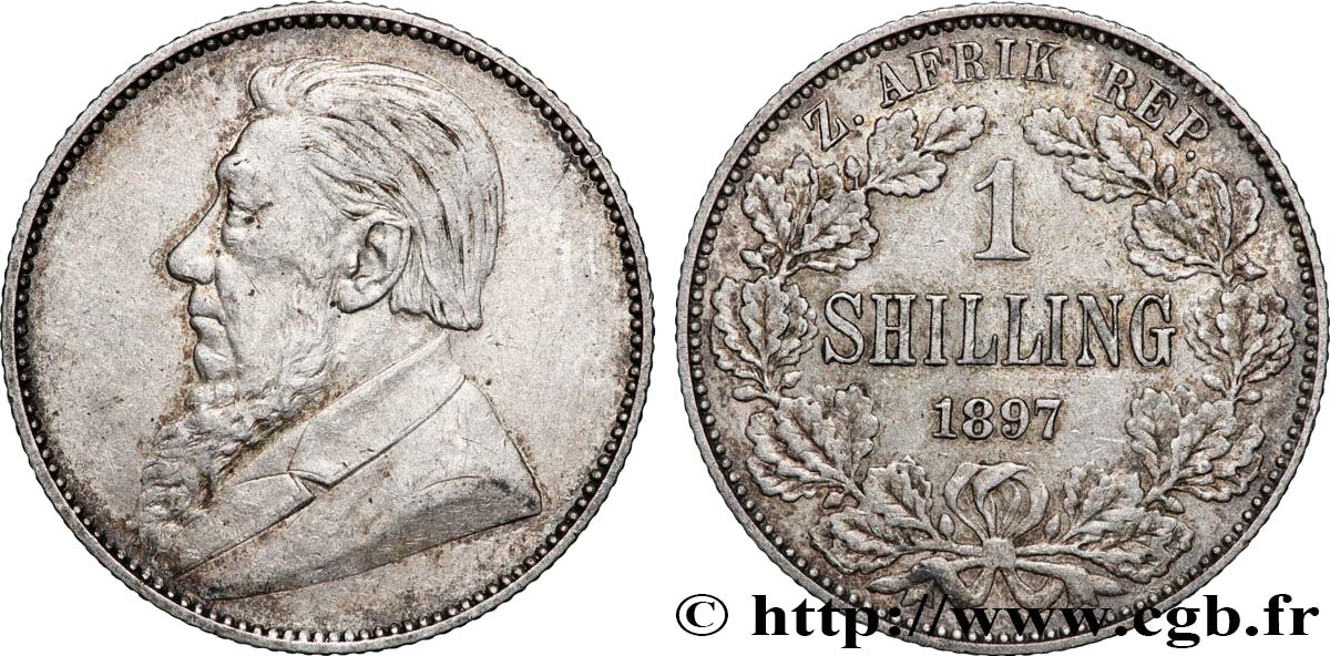 SüDAFRIKA 1 Shilling Kruger 1897  SS 
