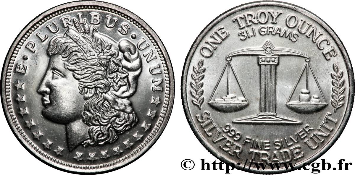 ARGENT D&nbsp;INVESTISSEMENT 1 Troy Once Dollar Morgan n.d.  SPL 