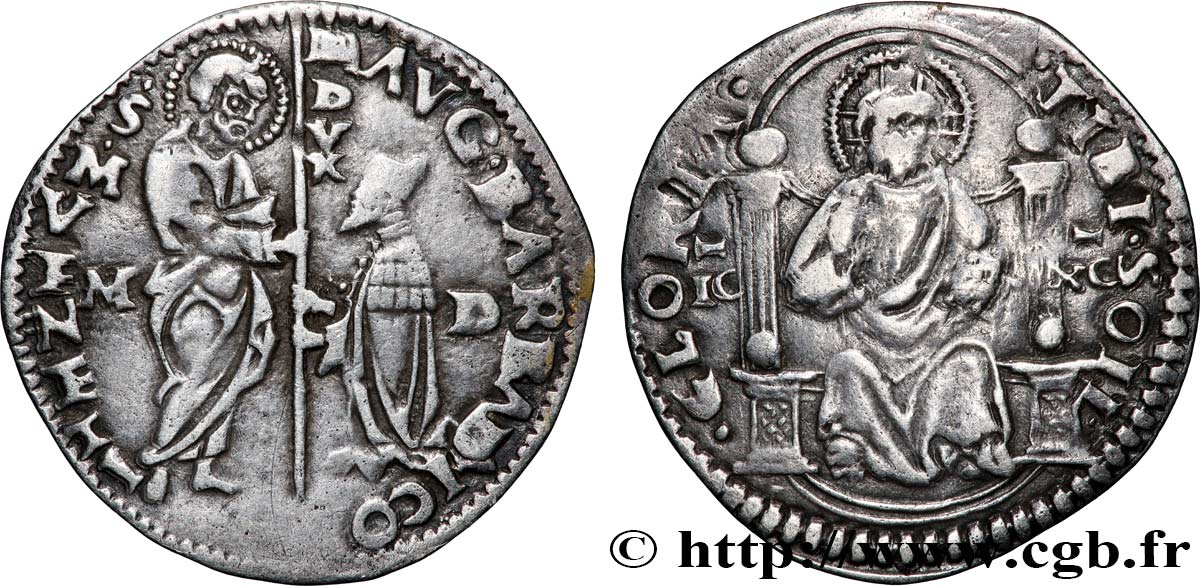 ITALIE - VENISE - AUGUSTIN BARBARIGO (74e doge) Mocenigo ou Lira n.d. Venise TTB 