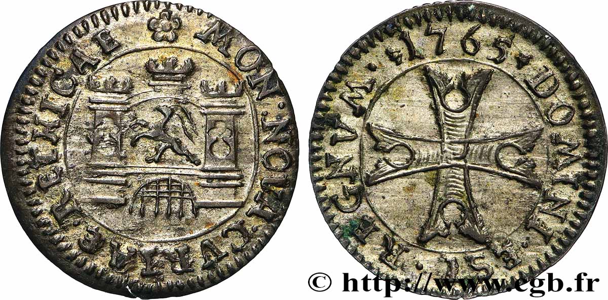 SUISSE - CONFÉDÉRATION HELVÉTIQUE - CANTON DES GRISONS 1 Bluzger - Ulrich VII 1765  TTB+ 