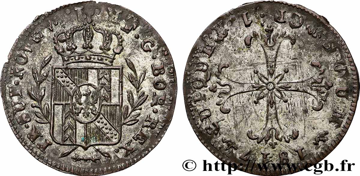 SVIZZERA - CANTON NEUCHATEL 1 Kreuzer canton de Neuchatel 1817 Neuchâtel BB 