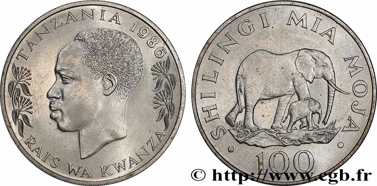 TANSANIA 100 Shilingi  1986  fST 