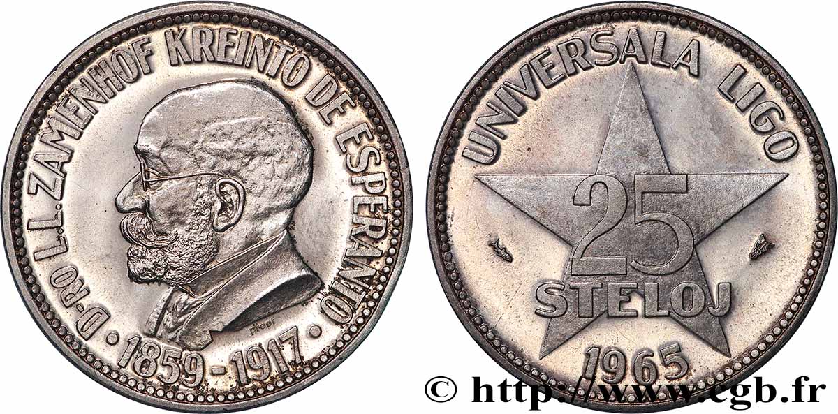 PAYS-BAS 25 Steloj - Esperanto 1965 Utrecht SPL 