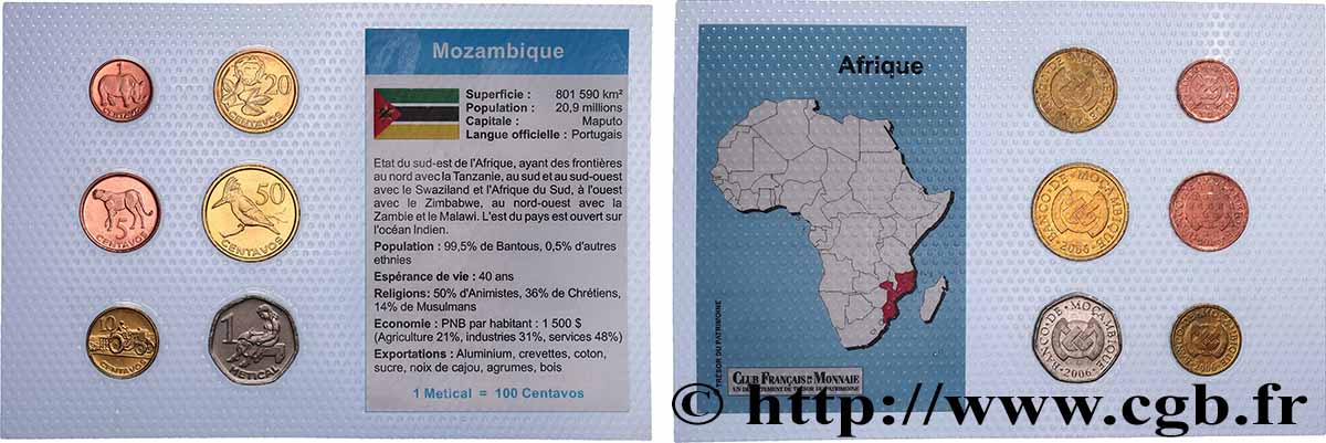 MOZAMBIK Lot 6 monnaies 2006  fST 