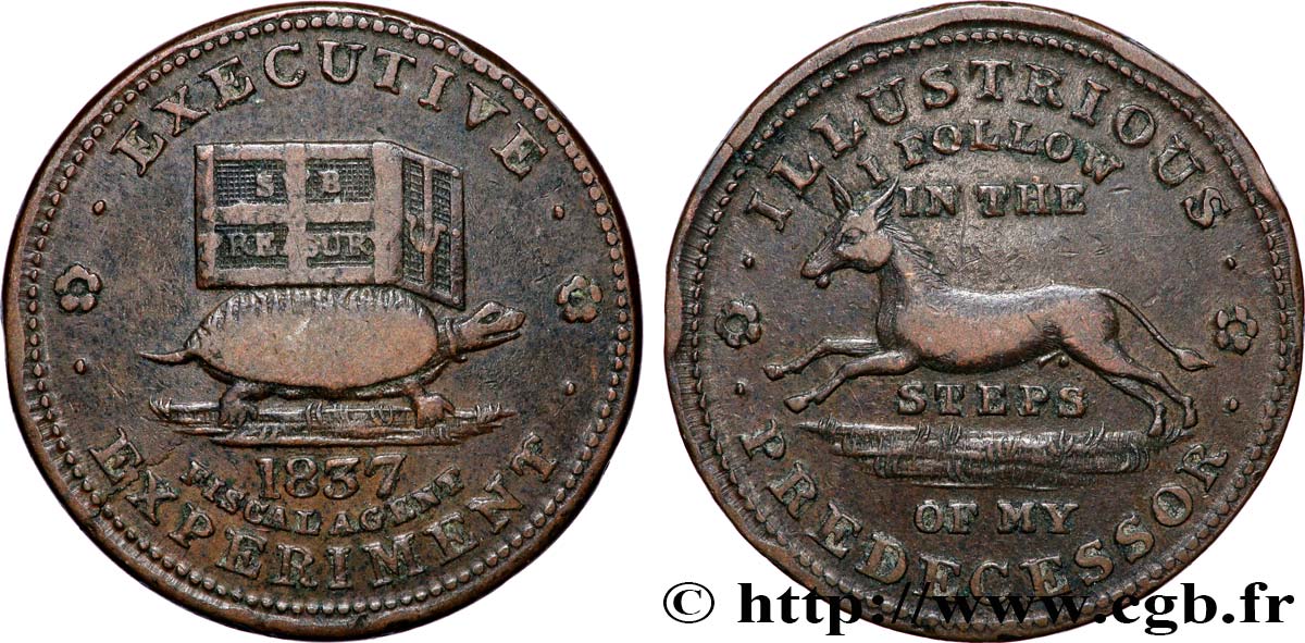 ROYAUME-UNI (TOKENS) Token “illustrious predecessor” 1837  TTB 