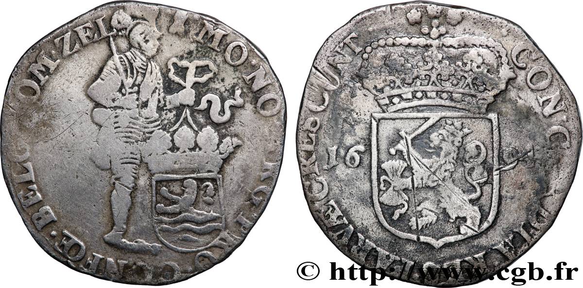 NETHERLANDS - UNITED PROVINCES - ZEELAND 1 Ducat d’argent 1694  VF 