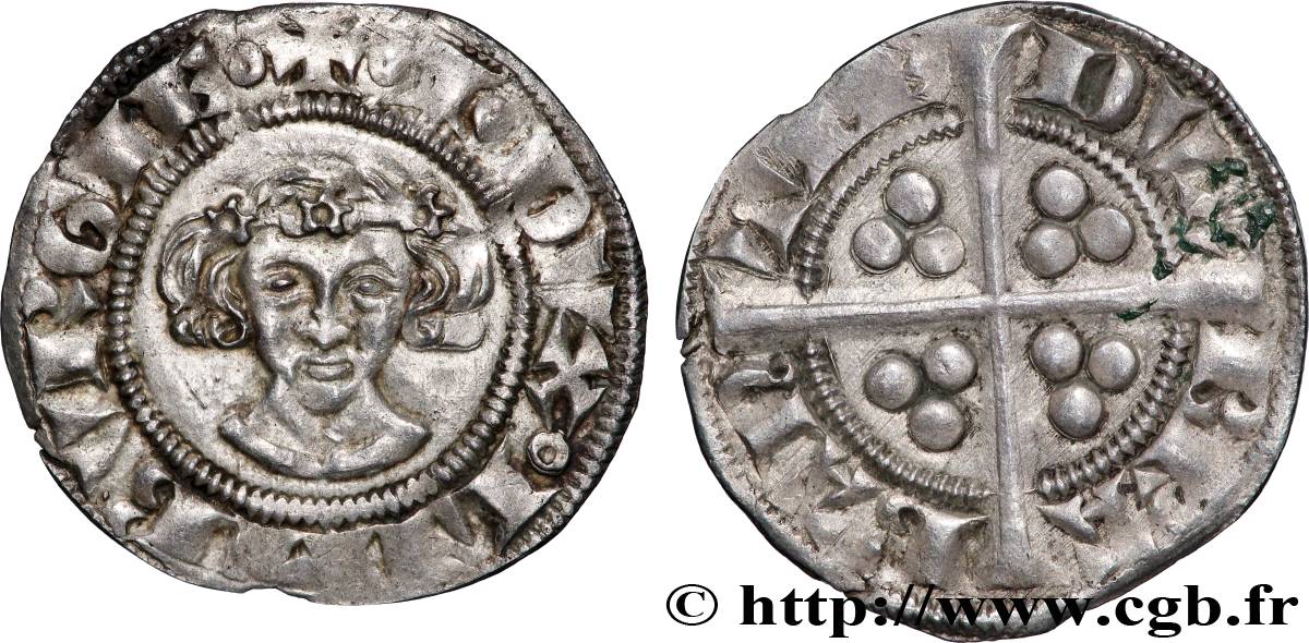 DUCHY OF BRABANT - JEAN III Demi-gros n.d. Limbourg fVZ 