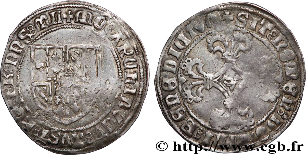 PAYS-BAS BOURGUIGNONS - DUCHÉ DE BRABANT - PHILIPPE LE BEAU 2 Patards n.d. (1485) Mechelen BB 