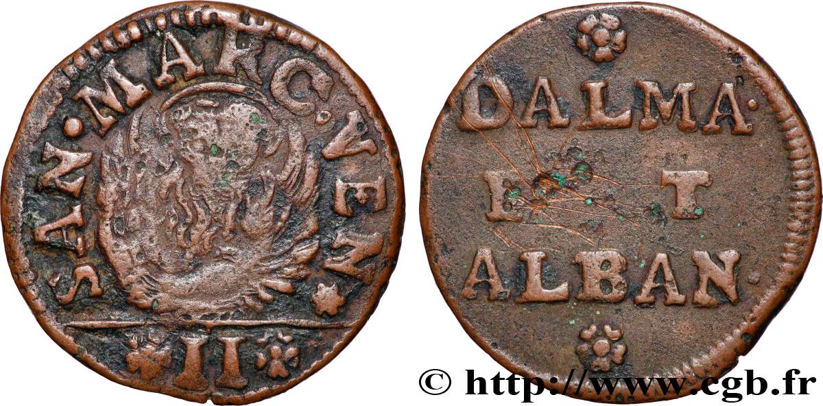 ITALIA - VENEZIA 2 Soldi (Gazetta) Lodovico Manin (1796) Venise BB 