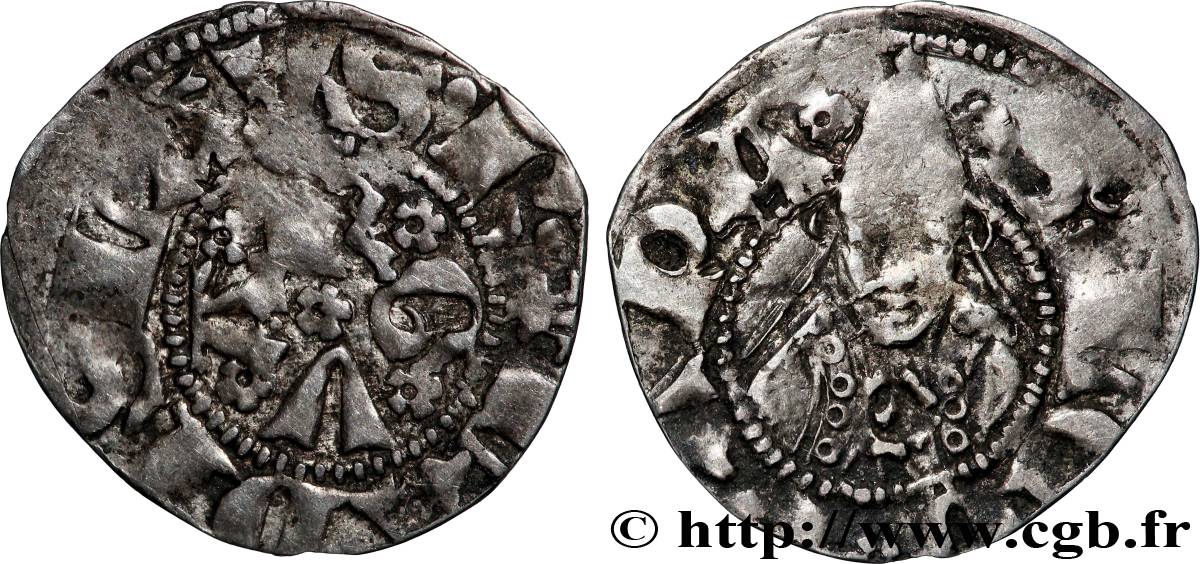 ITALIE - GUARDIAGRELE - LADISLAO DI DURAZZO 1 Bolognino  n.d.  TB+ 