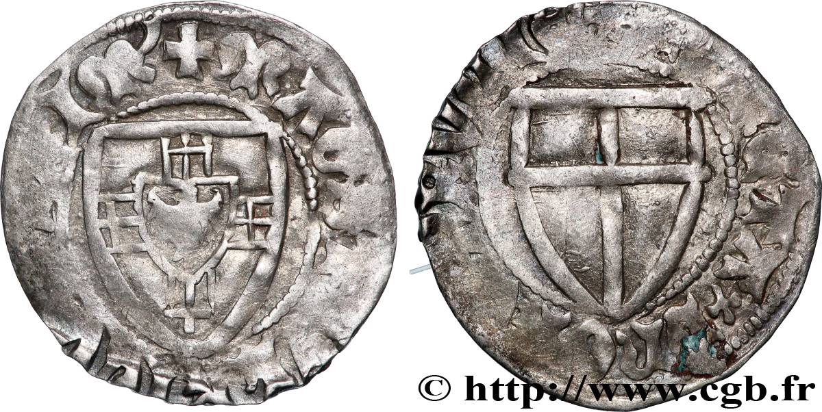 ALLEMAGNE - ORDRE TEUTONIQUE - CONRAD III VON JUNGINGEN Schilling n.d.  TB+ 