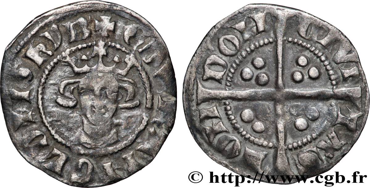 ANGLETERRE - ROYAUME D&nbsp;ANGLETERRE - ÉDOUARD II Penny n.d. Londres BB 
