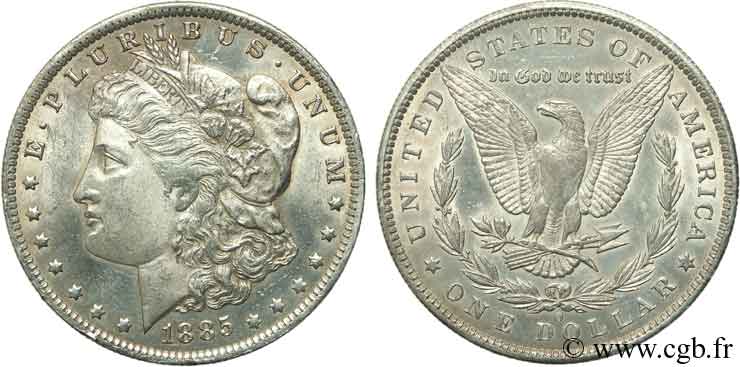 ÉTATS-UNIS D AMÉRIQUE 1 Dollar Morgan 1885 Nouvelle-Orléans SPL 