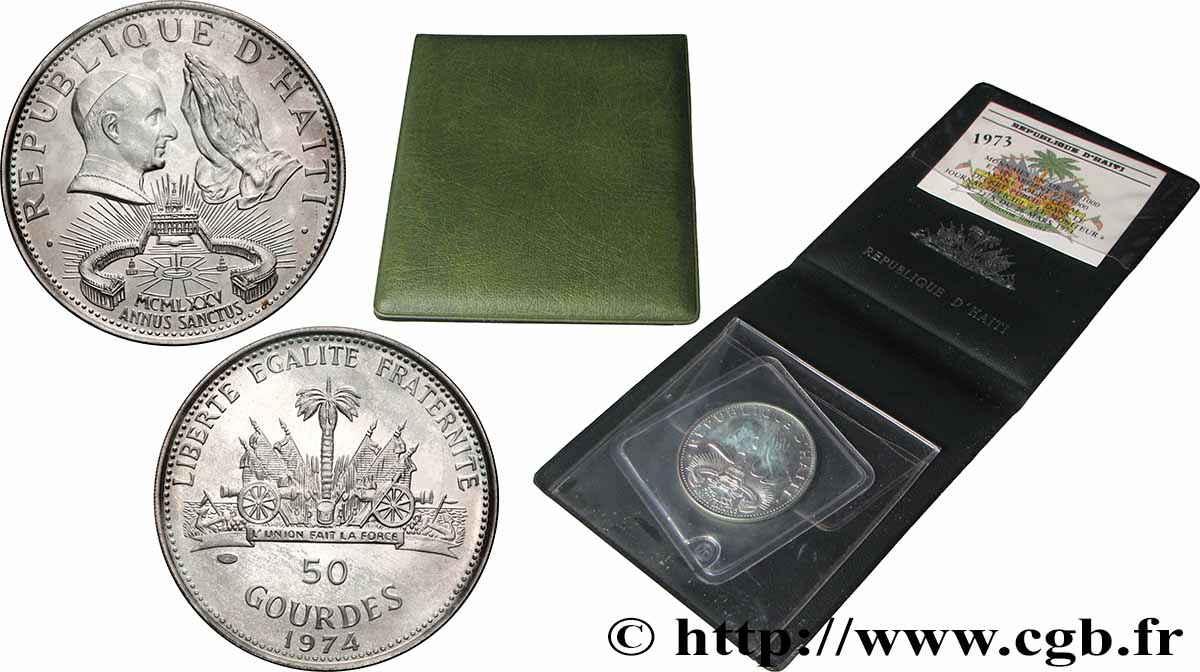 HAITI 50 Gourdes Annus Sanctus 1974  MS 