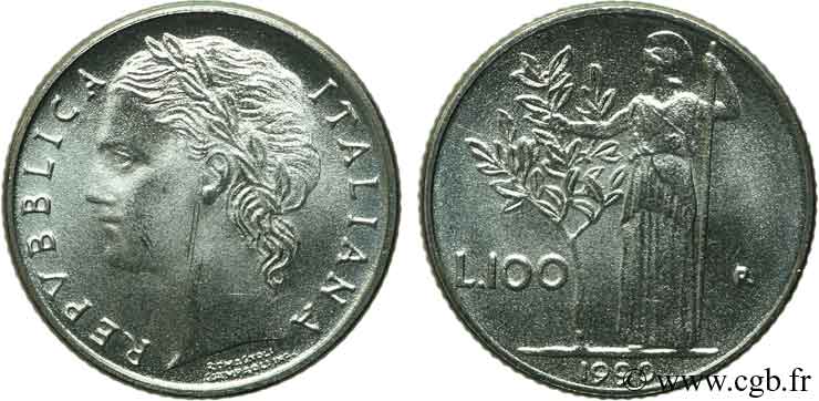ITALIA 100 Lire 1990 Rome - R MS 