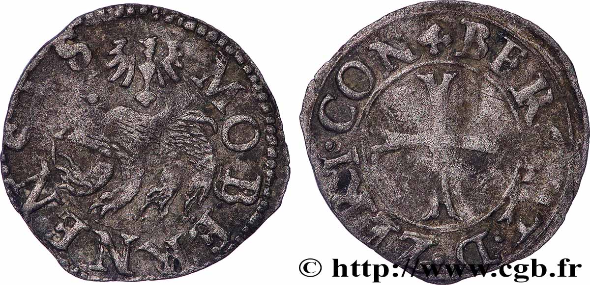 SUISSE - CANTON DE BERNE 1/2 Kreuzer n.d. Berne TB+ 